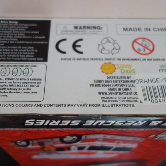 Maxx Action 3-Pack Fire & Rescue Die-Cast Vehicle Set for 3+ Years old New - Picture 8 of 11